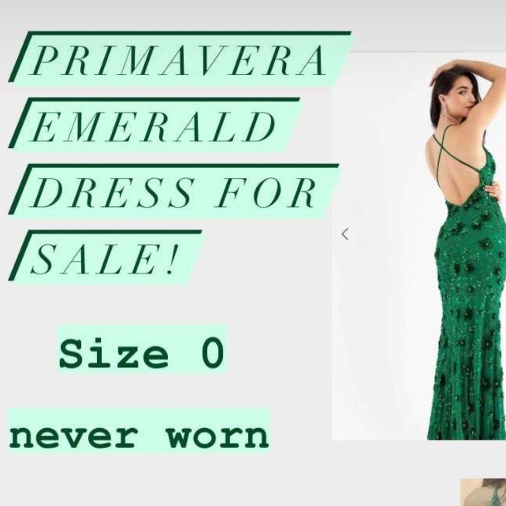 Primavera Emerald dress